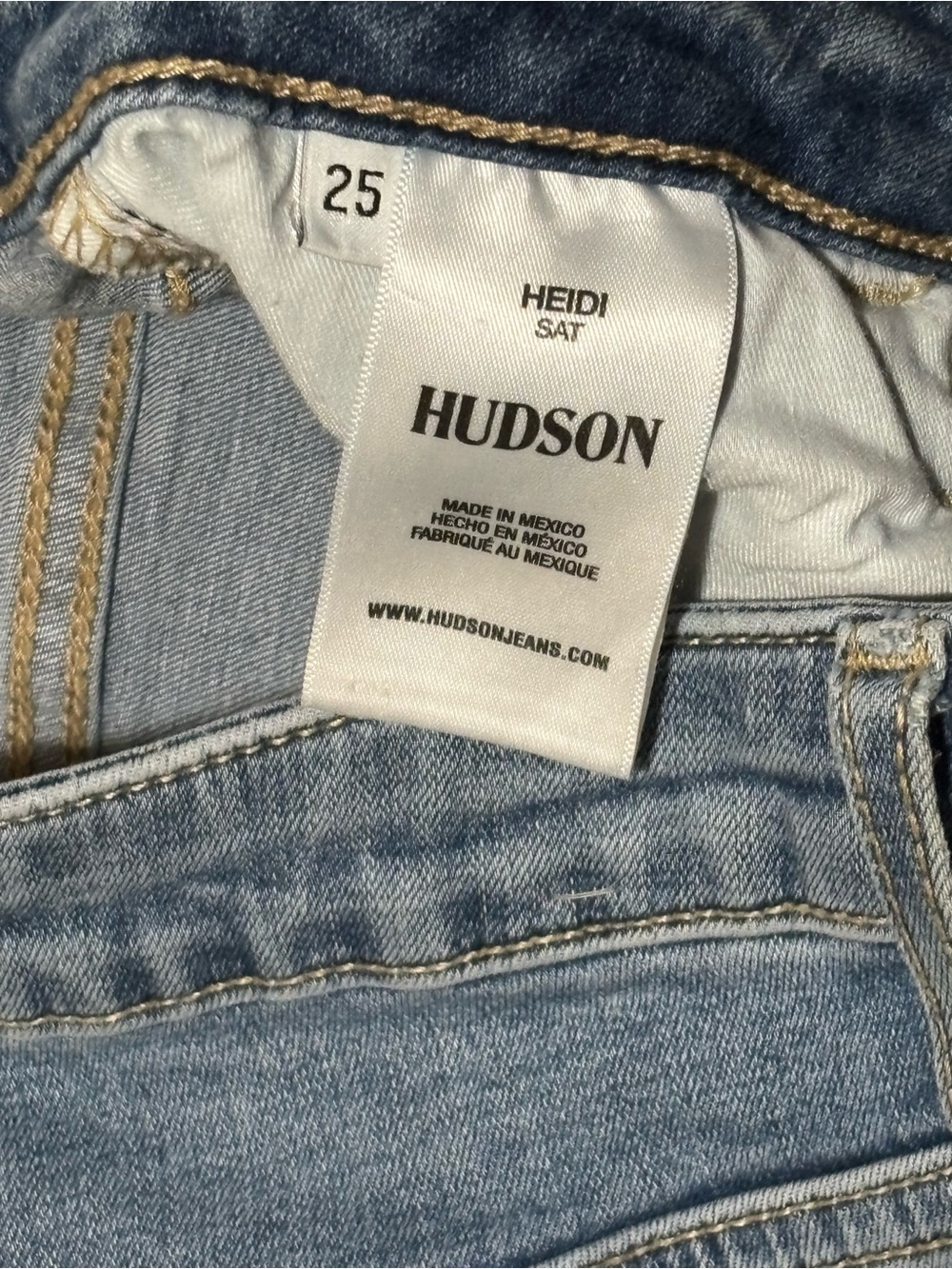 Hudson Heidi Jeans – Size 25 Women - Picture 7 of 7